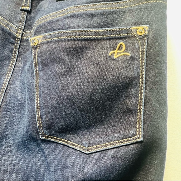 DL1961 Premium Denim Nina Super High Rise Skinny Jeans Dark Wash Size 26 - Picture 7 of 15